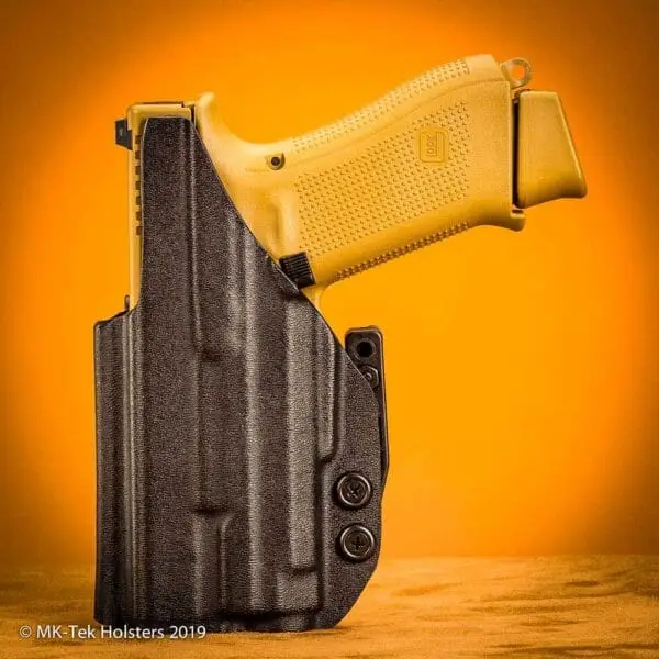Glock 19 with Enforce APLc light IWB Holster