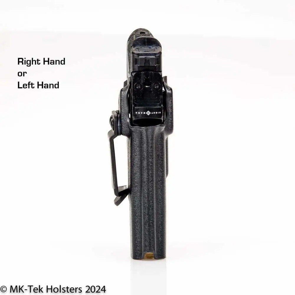 Custom Kydex Paddle Holster For Springfield XDS – Right Handed, Black, By Shaver Holsters