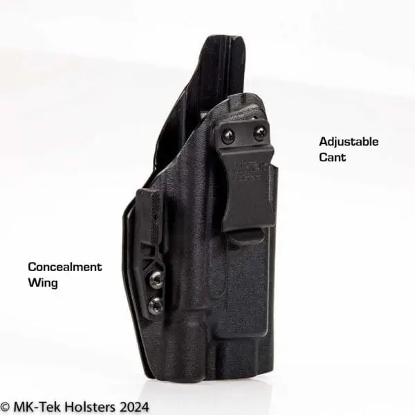 Glock 17 with Surefire X300 Ultra UB light IWB Holster concealment wing