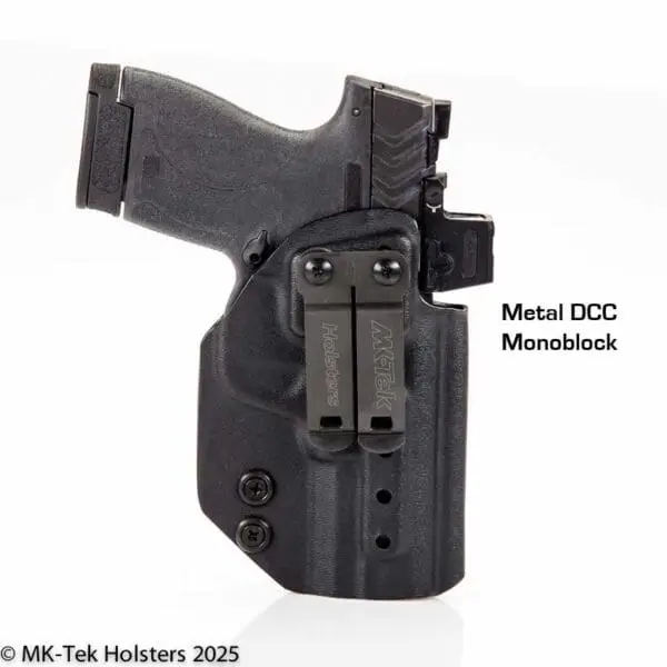 Smith Wesson MP Shield Optics IWB Holster for concealed carry Metal DCC Monoblock clip