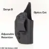 Derya 9 IWB holster with optics cut