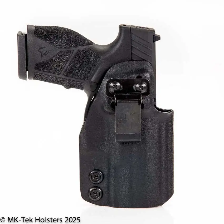GX2 holster with fabric clip