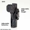 GX2 holster with adjustments