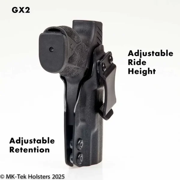 GX2 holster with adjustments
