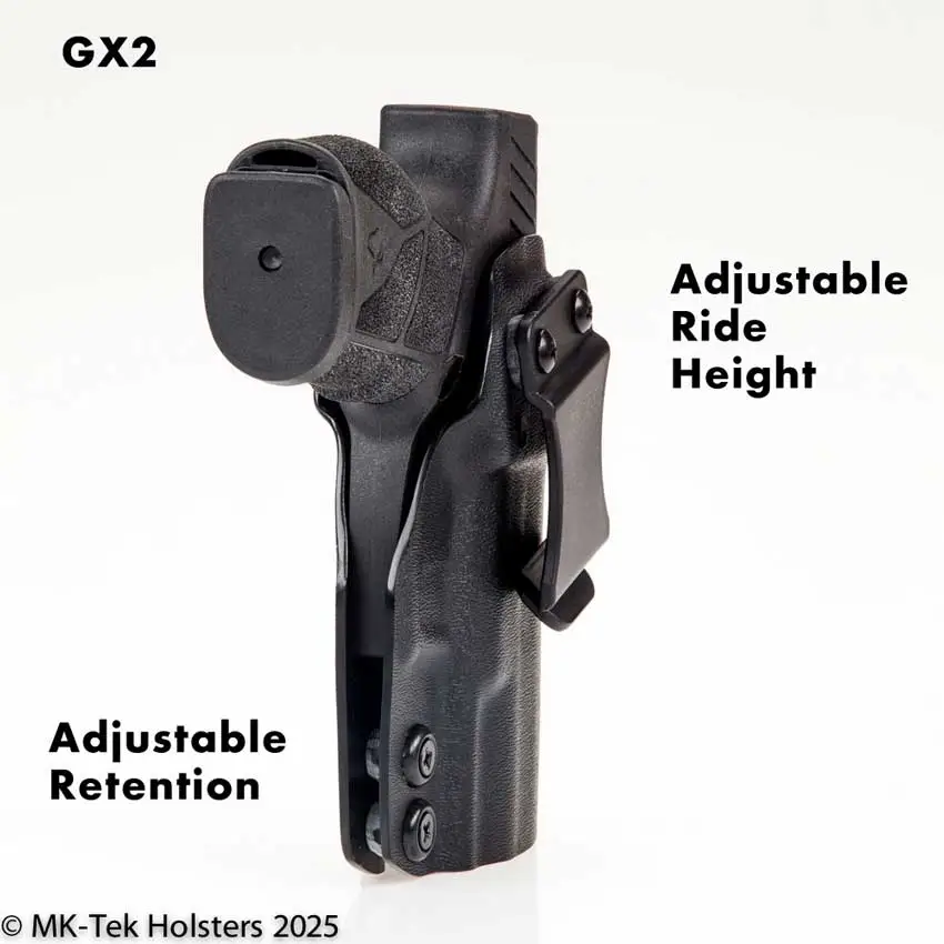 GX2 holster with adjustments