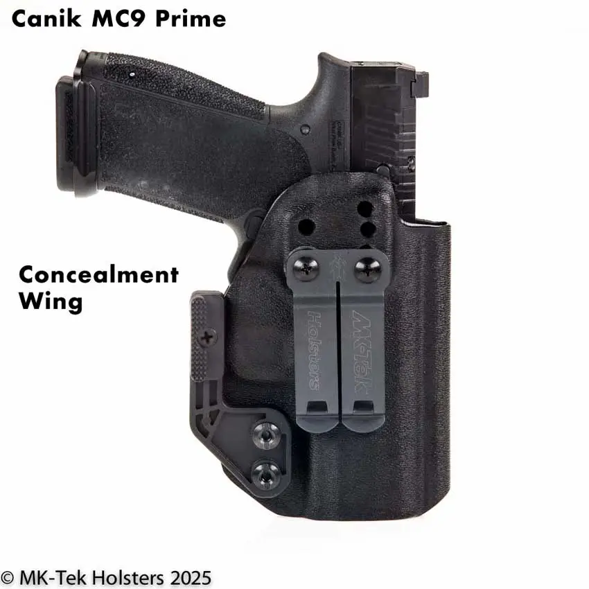 Canik MC9 Prime IWB Holster with Wing and DCC Clip