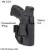 HK CC9 IWB Holster for concealed carry