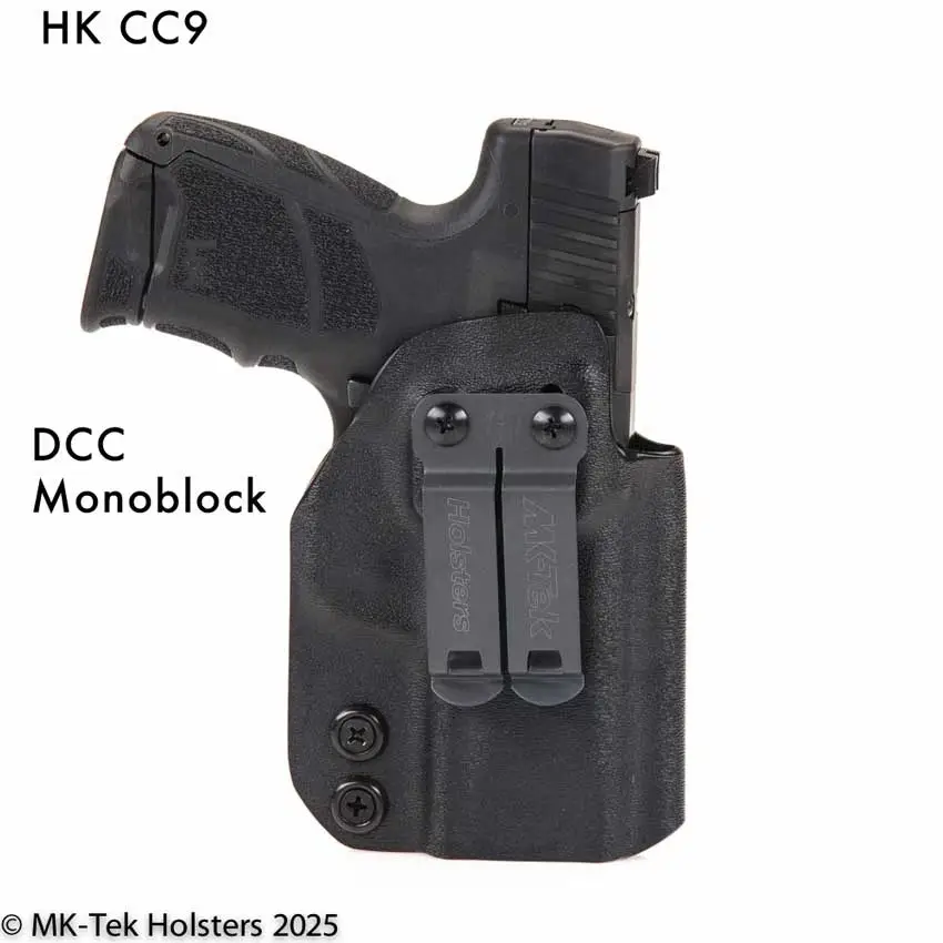 HK CC9 IWB Holster with DCC metal clip
