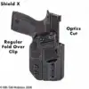 SW Shield X Holster with regular clip