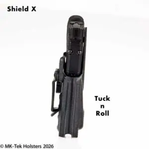Sw Shield X Comp Carry with Tuck n Roll Holster