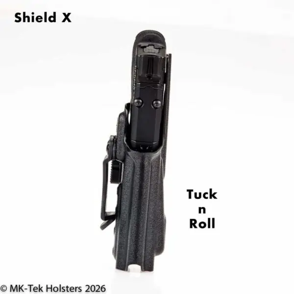 Sw Shield X Comp Carry with Tuck n Roll Holster