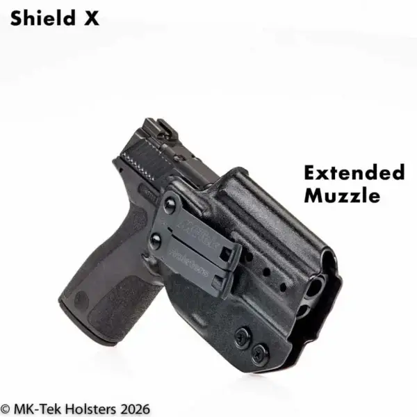 SW Shield X Holster with Extended muzzle