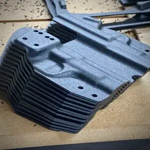 Holster shells on cnc