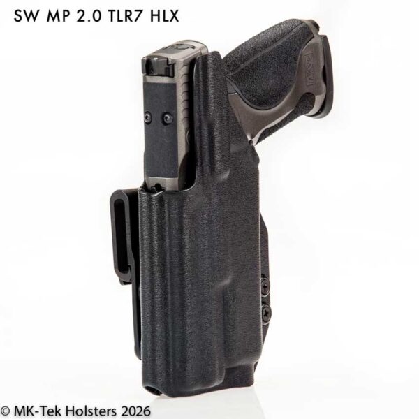 backside of concealed carry holster SW MP 2.0