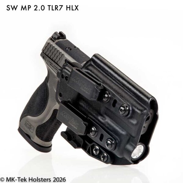 Dual griphook holster for sw mp 2.0 with tlr7 hlx light