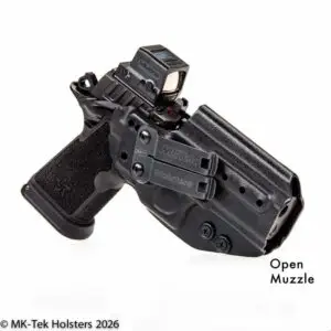Staccato HD C4X IWB Holster for concealed carry with open muzzle