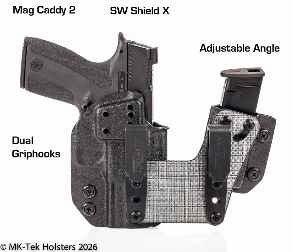 Mag Caddy 2 Appendix Holster for SW Shield X